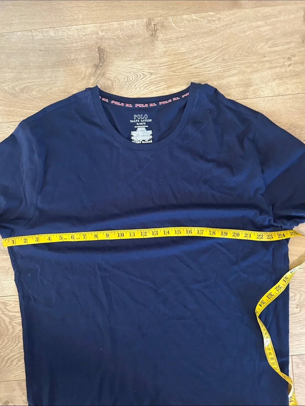 Polo Ralph Lauren 100%  Cotton Short Sleeve Crew T-Shirt, Navy, size XL, NWOT